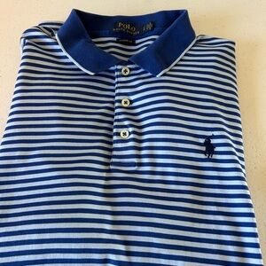 Polo by Ralph Lauren Blue Striped Men's Shirt